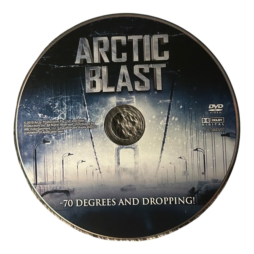 Arctic Blast DVD Disc Only Disaster Sci Fi Action Movie Tested Works